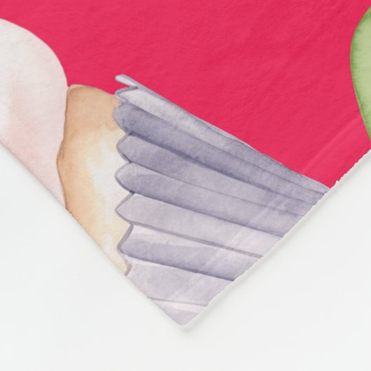 Happy Birthday Fleece Deken (Hoek)