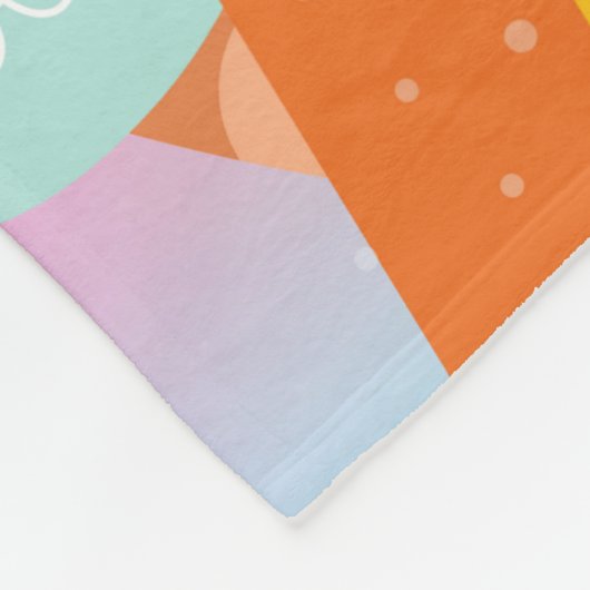 Happy Birthday Fleece Deken (Hoek)