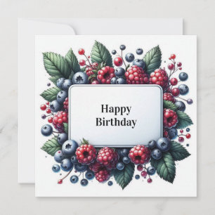 Happy Birthday Floral Card Feestdagenkaart