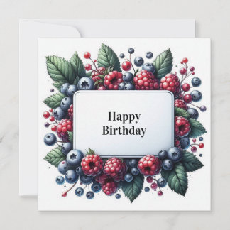 Happy Birthday Floral Card Feestdagenkaart