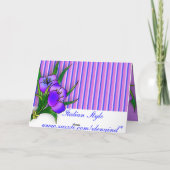 Happy Birthday Floral Card Kaart (Achterkant)