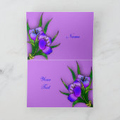 Happy Birthday Floral Card Kaart (Binnen)
