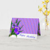 Happy Birthday Floral Card Kaart (Gele Bloem)