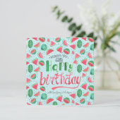 Happy Birthday Floral Flowers | WENSKAART Kaart (Staand voorkant)