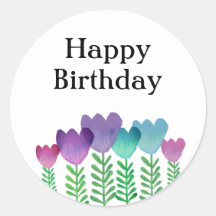  Happy Birthday Floral