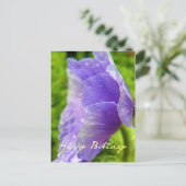 Happy Birthday Flower Briefkaart (Staand voorkant)