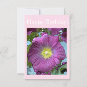 Happy Birthday Flower Card Kaart
