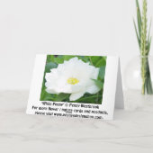 Happy Birthday Flower Card Kaart (Achterkant)