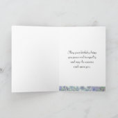 Happy Birthday Flower Kaart Zen Meditatie (Binnen)