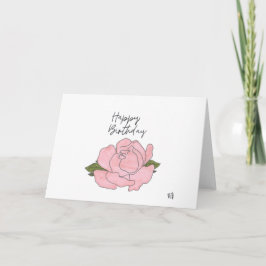 Happy Birthday Flowers 5 Kaart