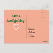 Happy birthday flowers. anime briefkaart (Achterkant)