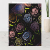 HAPPY BIRTHDAY FLOWERS GOOD GREETINGS KAART (Achterkant)