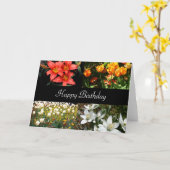 Happy Birthday Flowers | Kaart (Gele Bloem)