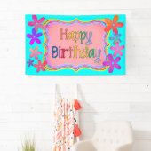 Happy Birthday Flowers Spandoek (Insitu)