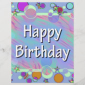 Happy Birthday Flyer (Voorkant)