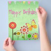 Happy Birthday Flyer (Hand)