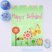 Happy Birthday Flyer (Enkel)