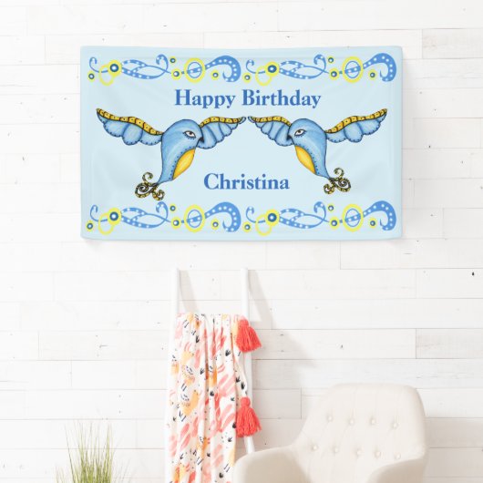 Happy Birthday Flying Fantasy  Bluebird Spandoek (Insitu)