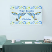 Happy Birthday Flying Fantasy Bluebird Spandoek (Beurs)