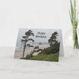 Happy Birthday, Foggy Morning, Cannon Beach, OF Kaart