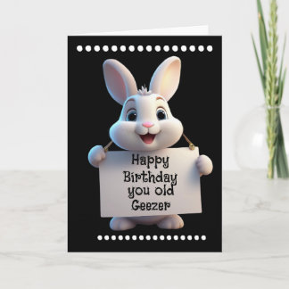 HAPPY BIRTHDAY Folded Greeting Card Kaart