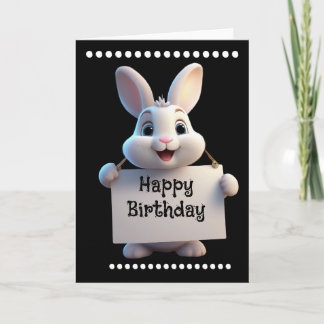 HAPPY BIRTHDAY Folded Greeting Card Kaart