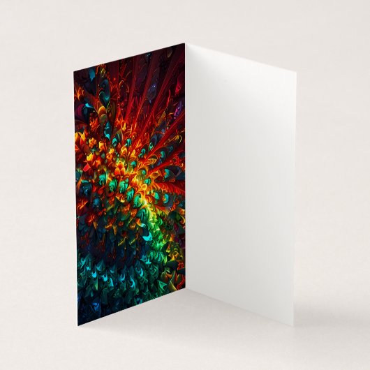 Happy Birthday Folded Kaart (Binnen)