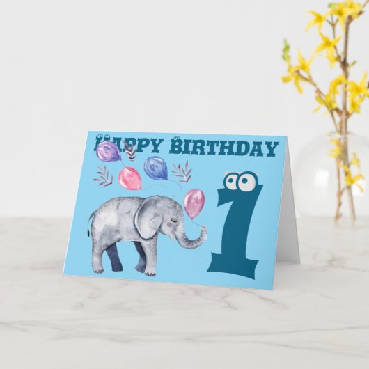 Happy Birthday Folded Wenskaart Kaart (Gele Bloem)