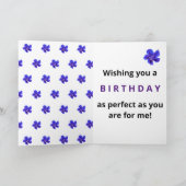 Happy Birthday Folded Wenskaart Kaart (Binnen)