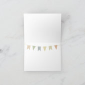 Happy Birthday Folded Wenskaart Kaart (Binnen)