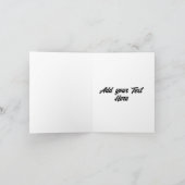 Happy Birthday Folded Wenskaart Kaart (Binnen)