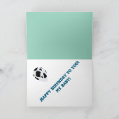 Happy Birthday Folded Wenskaart Kaart (Binnen)