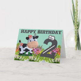 Happy Birthday Folded Wenskaart Kaart