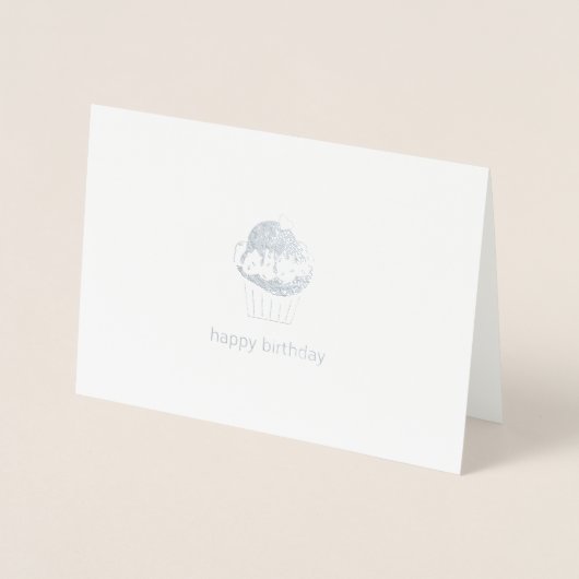 Happy Birthday Folie Kaarten (Voorkant)