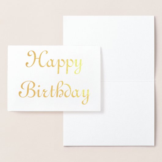 Happy Birthday Folie Kaarten (Display)