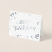 Happy Birthday Folie Kaarten (Voorkant)