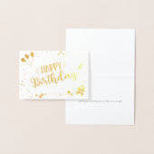 Happy Birthday Folie Kaarten (Display)