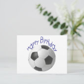 Happy Birthday Football Cadeaus Briefkaart (Staand voorkant)