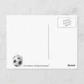 Happy Birthday Football Cadeaus Briefkaart (Achterkant)