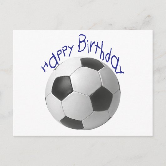 Happy Birthday Football Cadeaus Briefkaart (Voorkant)