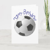 Happy Birthday Football Cadeaus Kaart (Voorkant)