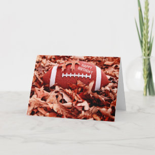 Happy Birthday Football Card Kaart