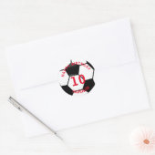 Happy Birthday Football Ronde Sticker (Envelop)