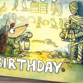 Happy Birthday for History nerds by Nicole Janes Feestdagenkaart