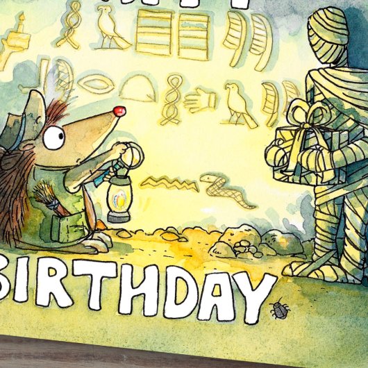 Happy Birthday for History nerds by Nicole Janes Feestdagenkaart