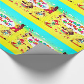 Happy Birthday Forest Friends Cadeaupapier (Hoek)