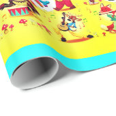 Happy Birthday Forest Friends Cadeaupapier (Rol Hoek)