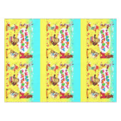 Happy Birthday Forest Friends Tafelkleed (Voorkant (Horizontaal))