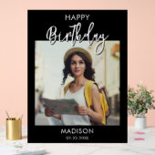 Happy Birthday Foto Acryl Bord (Huwelijk)