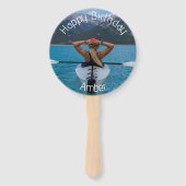 Happy Birthday Foto Handwaaier (Voorkant)